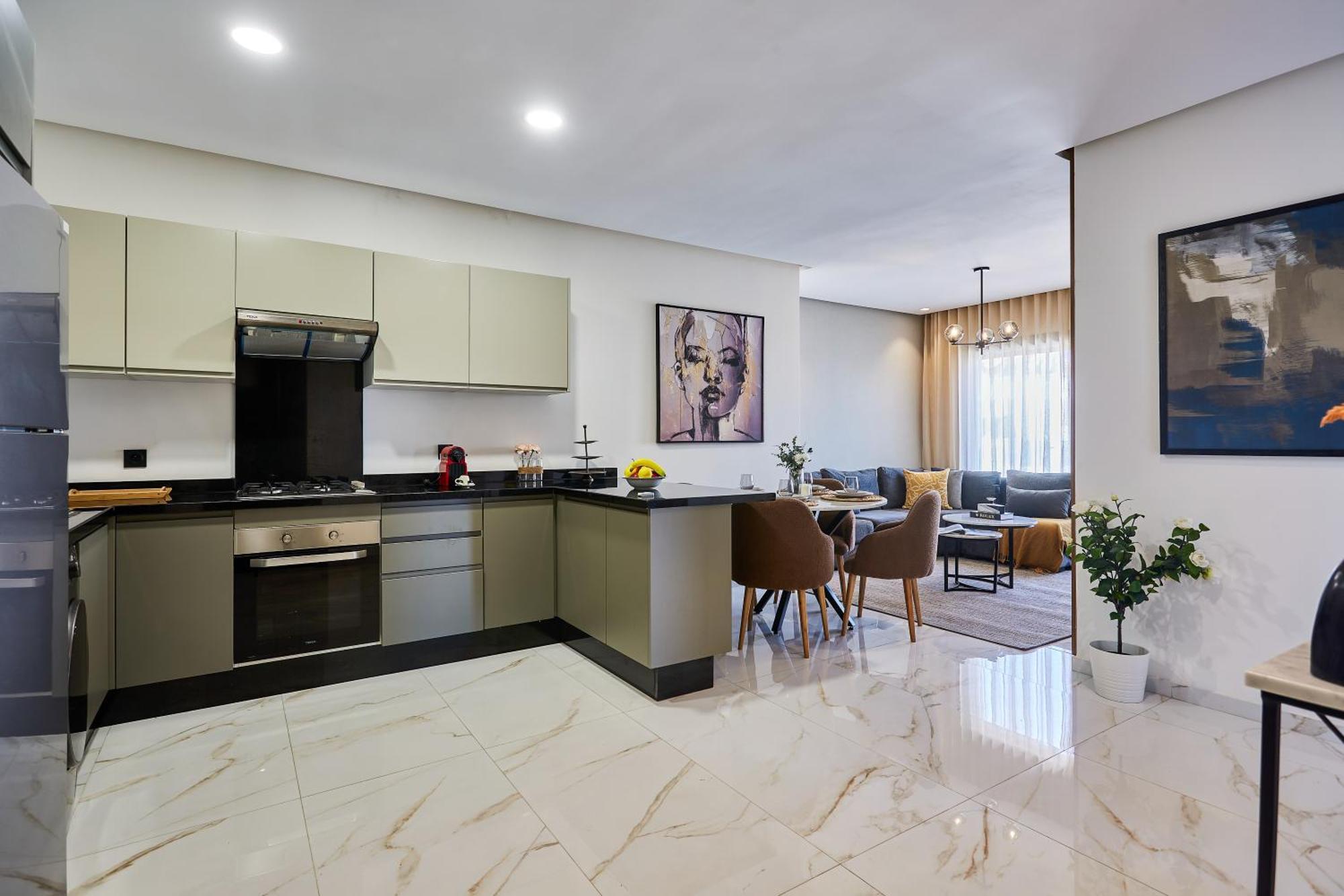 Sleek And Modern 2-Bed Unit In Downtown Casa Lejlighed Casablanca Eksteriør billede
